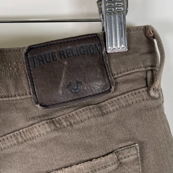 True Religion Super Skinny Crop Capri Jeans sz 31 - Picture 10 of 10